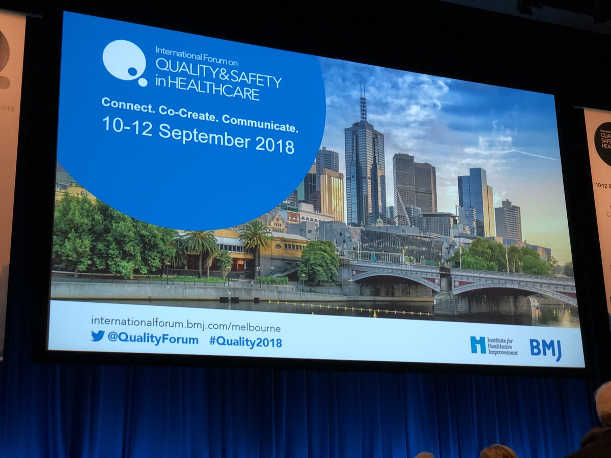 KRParsons65's tweet photo. Excited to be attending the IHI Quality &amp; Safety forum in Melbourne! #Quality2018 #Medstudent #medicine @EVMSedu https://t.co/9eAtvtskNc
