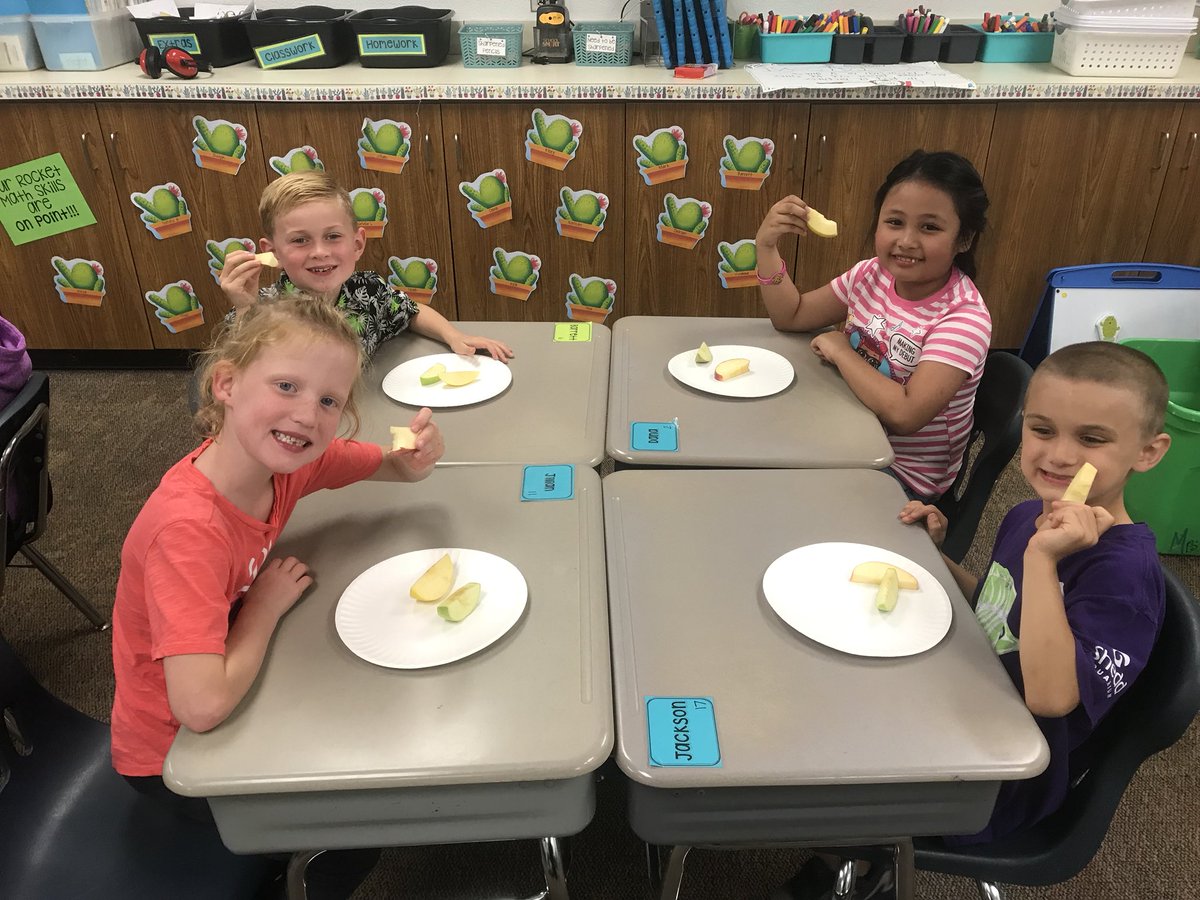 dclingingsmith1's tweet image. Apple taste testing kicked off our apple unit today!! Green Granny Smiths earned the greatest number of votes!! #applescience #bestyearyet #fabulousfirsties #enjoytheview @VV_Voyagers