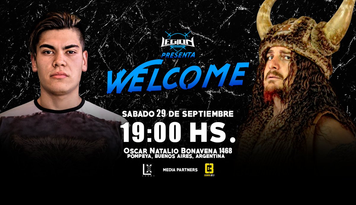 NuevaEraArg's tweet photo. #Lobo y #Kodran se efrentan en el primer evento de @NuevaEraArg #Welcome para saber quien va a la final del el #TorneoNuevaEra en una triple amenaza. https://t.co/jVXVFYBliL