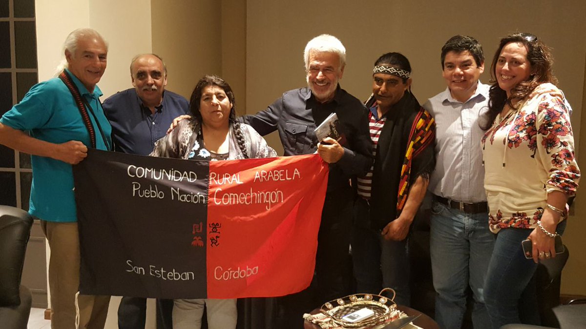 Dialogando con los líderes de las comunidades de la Nación Comechingón y Ranqueles de la Provincia de Cba.  La Patria no nació con la llegada de los españoles. Viene de antes...