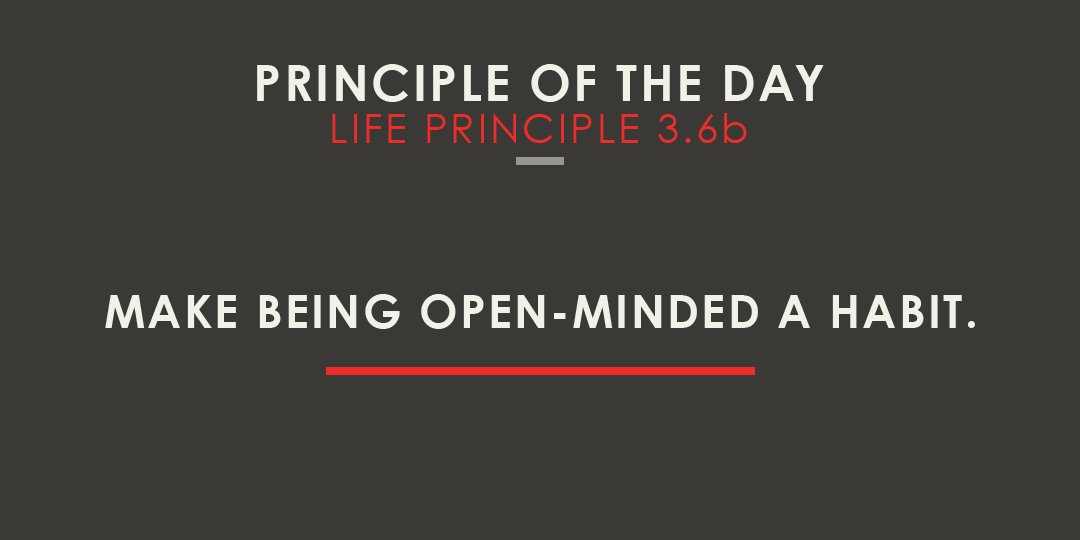 RayDalio's tweet image. The life that you will live is most simply the result of habits you develop. If you consistently use feelings of anger/frustration as cues to calm down, slow down, and approach the subject at hand thoughtfully, over time you’ll experience less negative emotions.