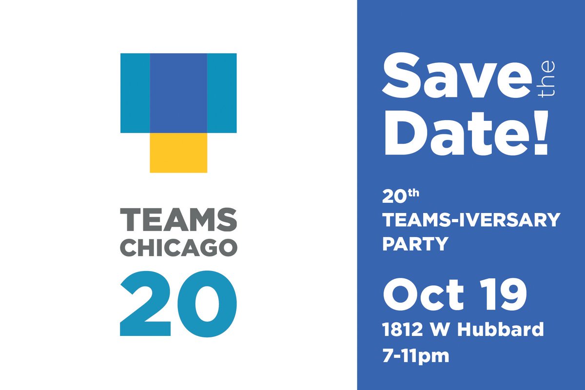 paulhatch1's tweet photo. Save the date; Oct 19th will be our 20th TEAMSiversary party, and it'll be a big one! Get it in your calendar now, and look for RSVPs and more info as we get closer. #designparty #ux #design #industrialdesign #teamsdesign #Goodtimes https://t.co/gJdTMqlgyH