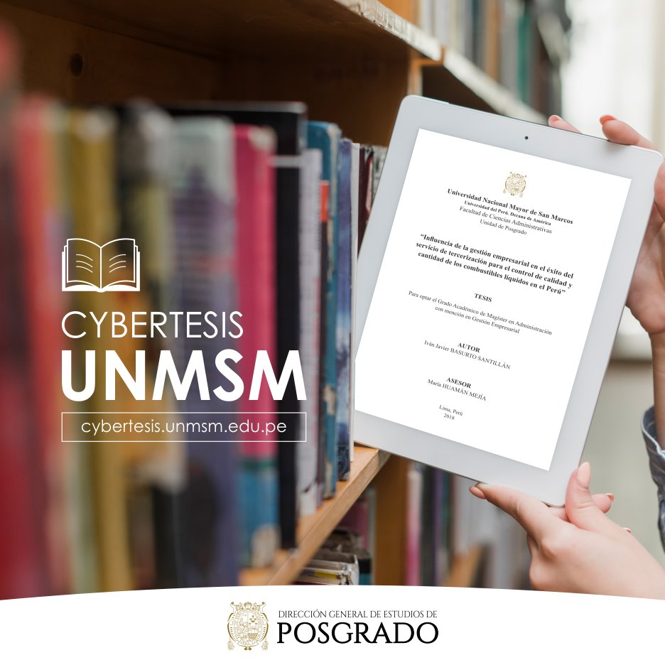PosgradoUNMSM's tweet photo. #Sanmarquino, la @BC_UNMSM pone a tu disposición el Repositorio de Tesis Digitales (#Cybertesis) de la Universidad Nacional Mayor de San Marcos. Ingresa al siguiente enlace y empieza a buscar el tema de interés ➡ https://t.co/zNdvNdRgp6 https://t.co/Fu2ZuppBDc