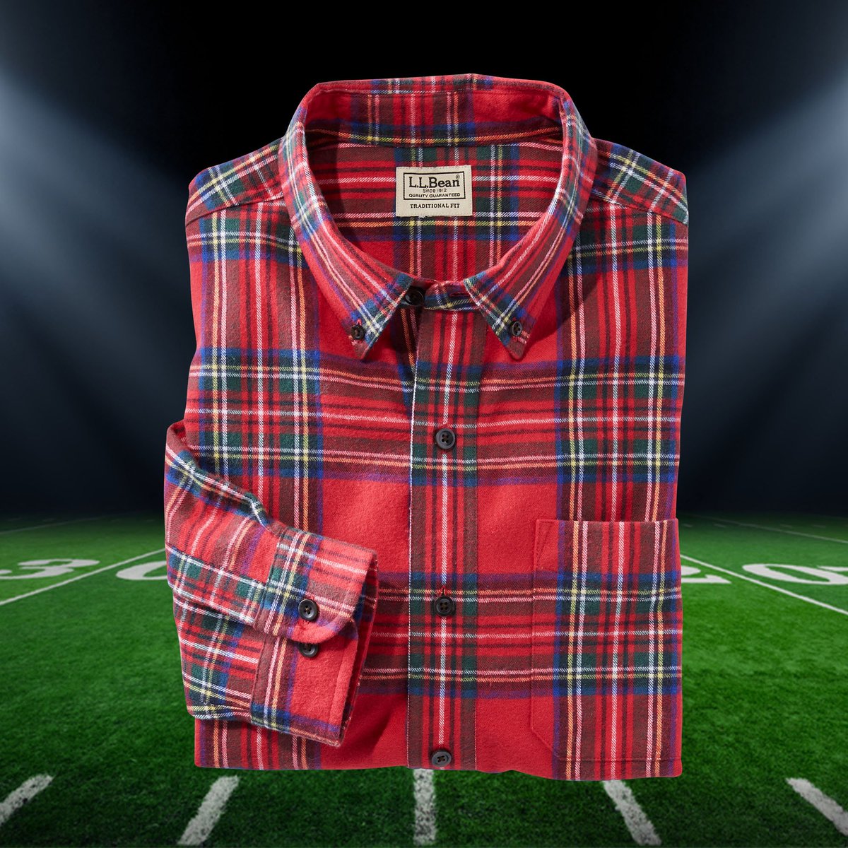cozy Scotch Plaid Flannel (red 
