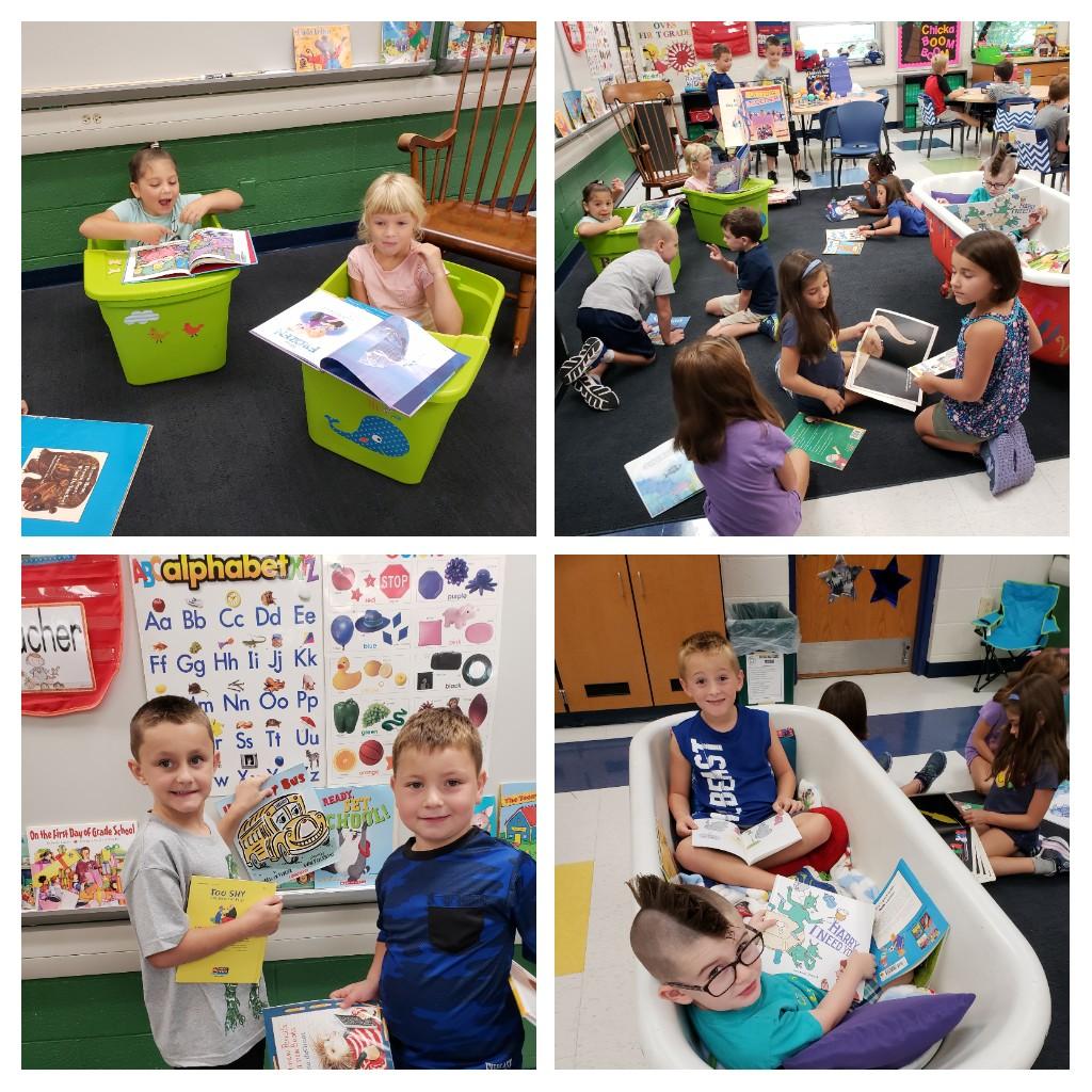 mrs_anderton's tweet photo. Let's READ!! #readersareleaders #bookboats #bathtubs #findaspot https://t.co/gV05tGVrfS