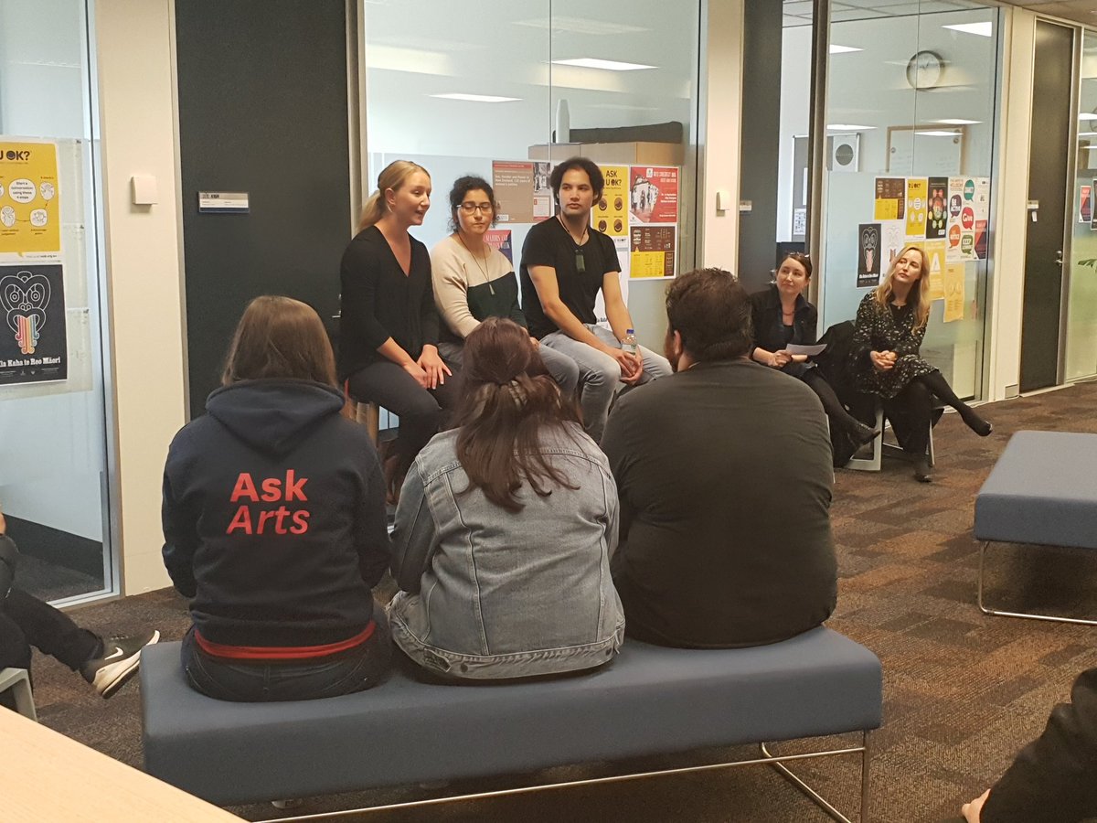 OfficiallyMzee's tweet image. Some great stories &amp;amp; wisdom being shared by our Arts PG alumni who are now working in various student support roles around the University. Who said doing a BA can't get you a job? #BA #beAnything #careersFest18 @ArtsAucklandUni @CDESAucklandUni