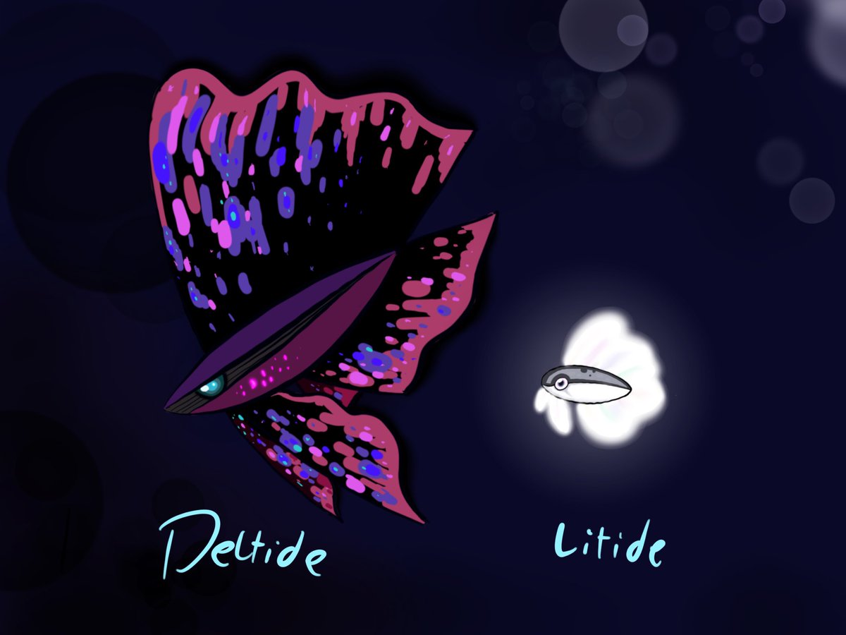 DaviDen's tweet photo. Litide and deltide, the betta fakemon
If you want more details, I have a post on them in the fakemon amino, my username is forift https://t.co/XarJVgdV5e