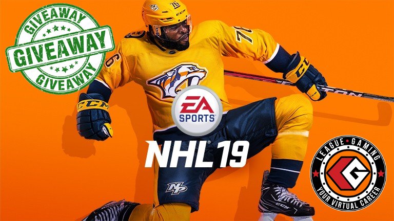 #Free  <a href="/EASPORTSNHL/">EA SPORTS NHL</a> NHL 19 giveaway! Re-tweet and follow for a chance to win one of 2 copies of NHL 19 (1 xb1, 1 ps4)

Winners will be announced Thursday at 8pm! 

Good luck
#LGHL #LGAHL #LGCHL #LGHLPSN #LGAHLPSN #LGCHLPSN