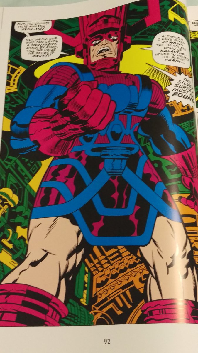 sebdeam's tweet photo. I can't believe I didn't do this earlier, but here is my #monstersized #FantasticFour #BeholdGalactus book! With giant sized artwork of #JackKirby, #JohnBuscema & #JohnByrne, encased in an @thealexrossart cover, it's a must have!! #Marvel #Galactus https://t.co/DHGG1xuNv6
