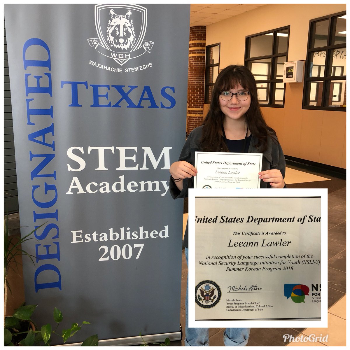 Global senior Lily Lawler spent the summer in Korea in a language immersion program for the US Dept of State!  Lily says she loved learning about the Korean culture and is so grateful for the scholarship she received to participate in the program!  <a href="/Wax_GlobalHS/">Wax. Global HS</a> #wisdisthebest