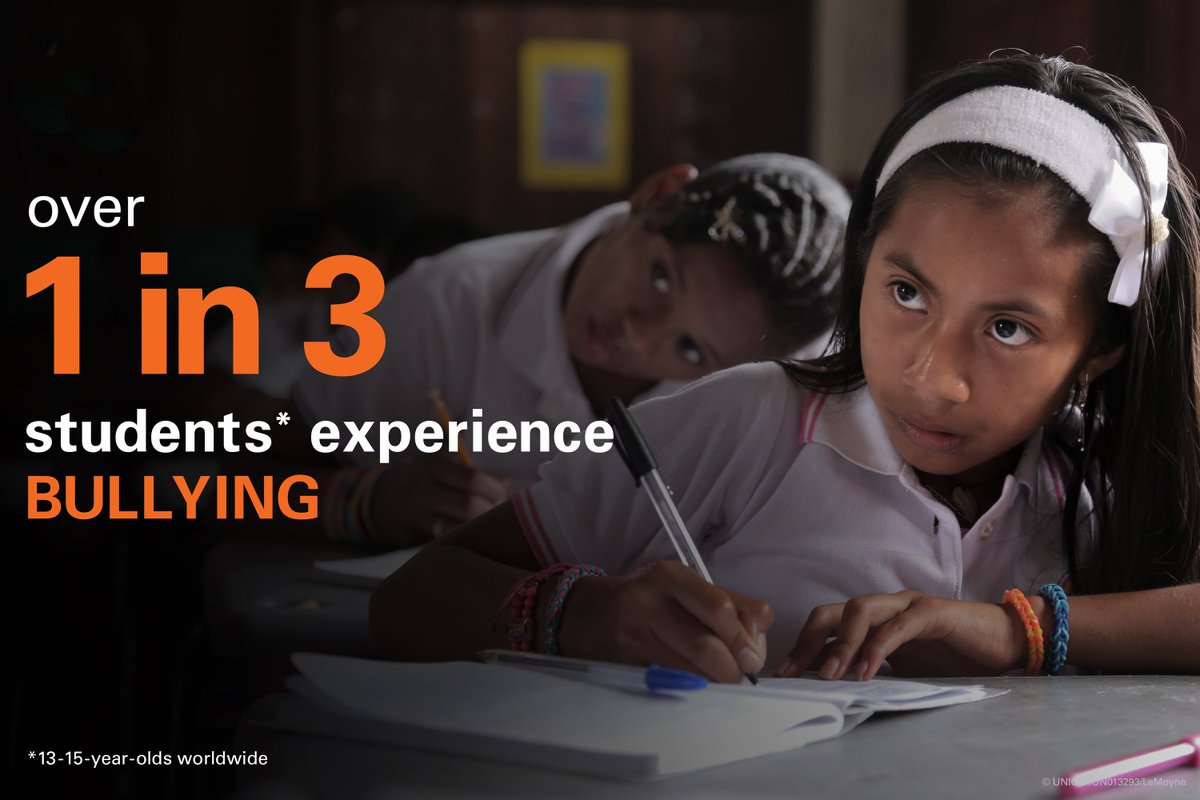 Depression.
Anxiety
Suicide.

This is the long-term impact of violence on children and young people. A staggering 150 million teenagers around the world report experiencing peer-to-peer violence in and around school: uni.cf/END-violence #ENDviolence #WorldSuicidePreventionDay
