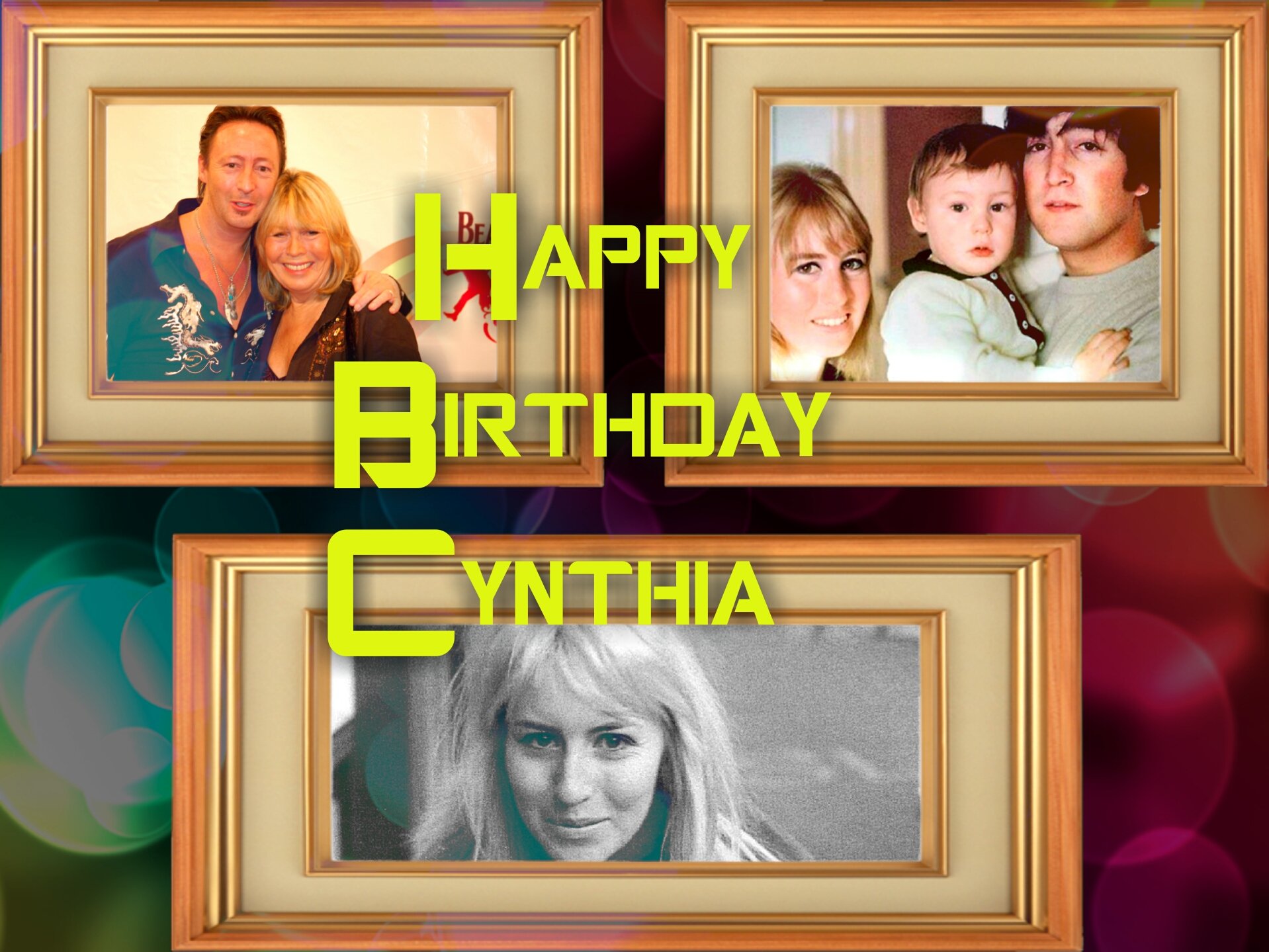  Happy Birthday to your mum Cynthia Lennon may she rest in peace 