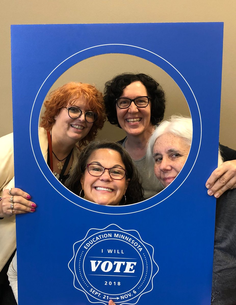 MieraIngrid's tweet photo. Osseo Local 7325, making the commitment to vote tonight. YEAH!!!!β We are voting because we care about our union rights! Osseo ESPs are #unionproud and #unionstrong ππ½πͺπ½#EDMNvotes #ESPsRock β€οΈπ@EducationMN @edmn_pac @DeniseSpecht @redheadedqt44 https://t.co/9FYsGczHo9