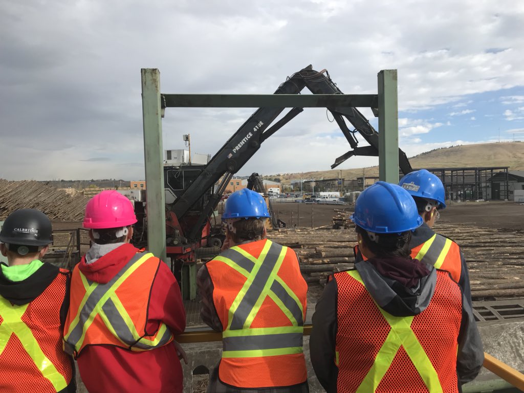 buildfutures2's tweet photo. One of my favourite trips of the year is to Spray Lakes Sawmill!  What a great community contributor that is so welcoming of school groups to their amazing facility! #rvsed #cochrane https://t.co/iHtNCM201n