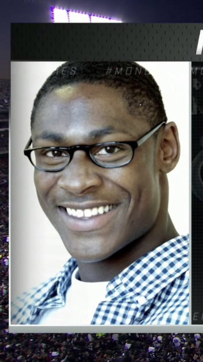 What if I told you, this man would grow up to feast on NFL defenses