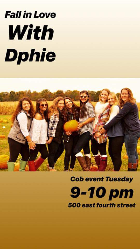 Hi guys, we're hosting a COB event tomorrow at our house from 9-10! Come fall in love with dphie and enjoy apple cider and cookies! Can't wait to see you there 🤗