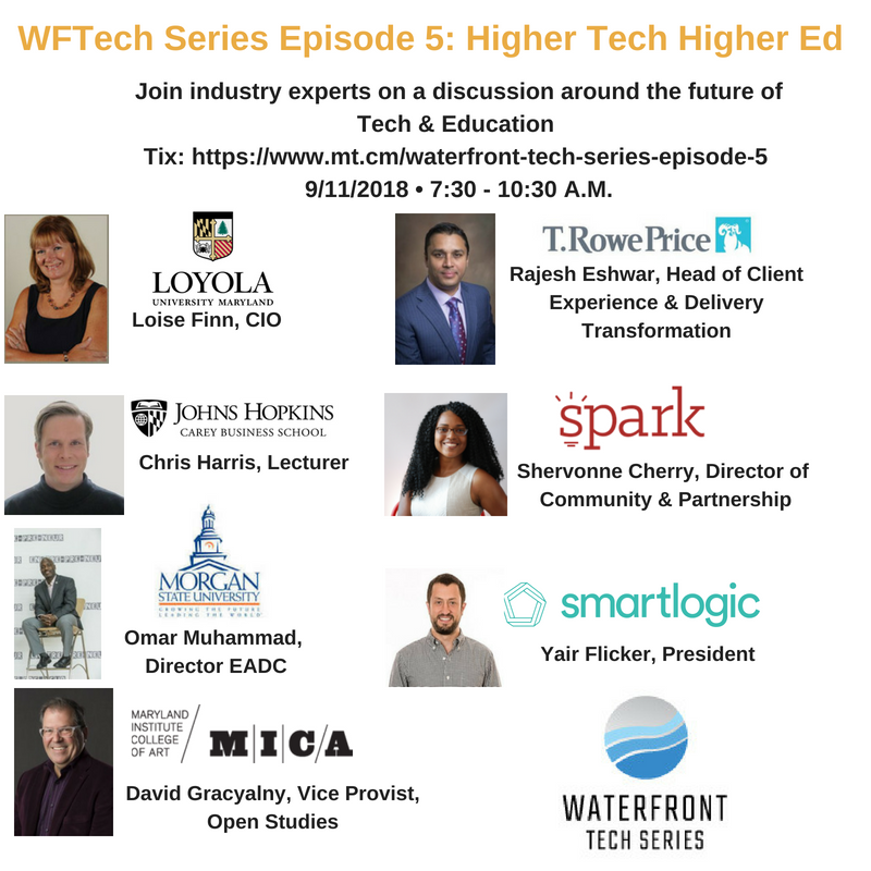 sparkbmore's tweet photo. Tomorrow, Join #SparkBmore Dir of Community @NoOrdnryCherry at @WFTechseries's "#HigherTech #HigherEd" as she discusses how #coworking ecosystems are supporting initiatives to better prepare students entering the tech-focused workplace https://t.co/lvQsDXqks2 https://t.co/9dtBDmZdVA