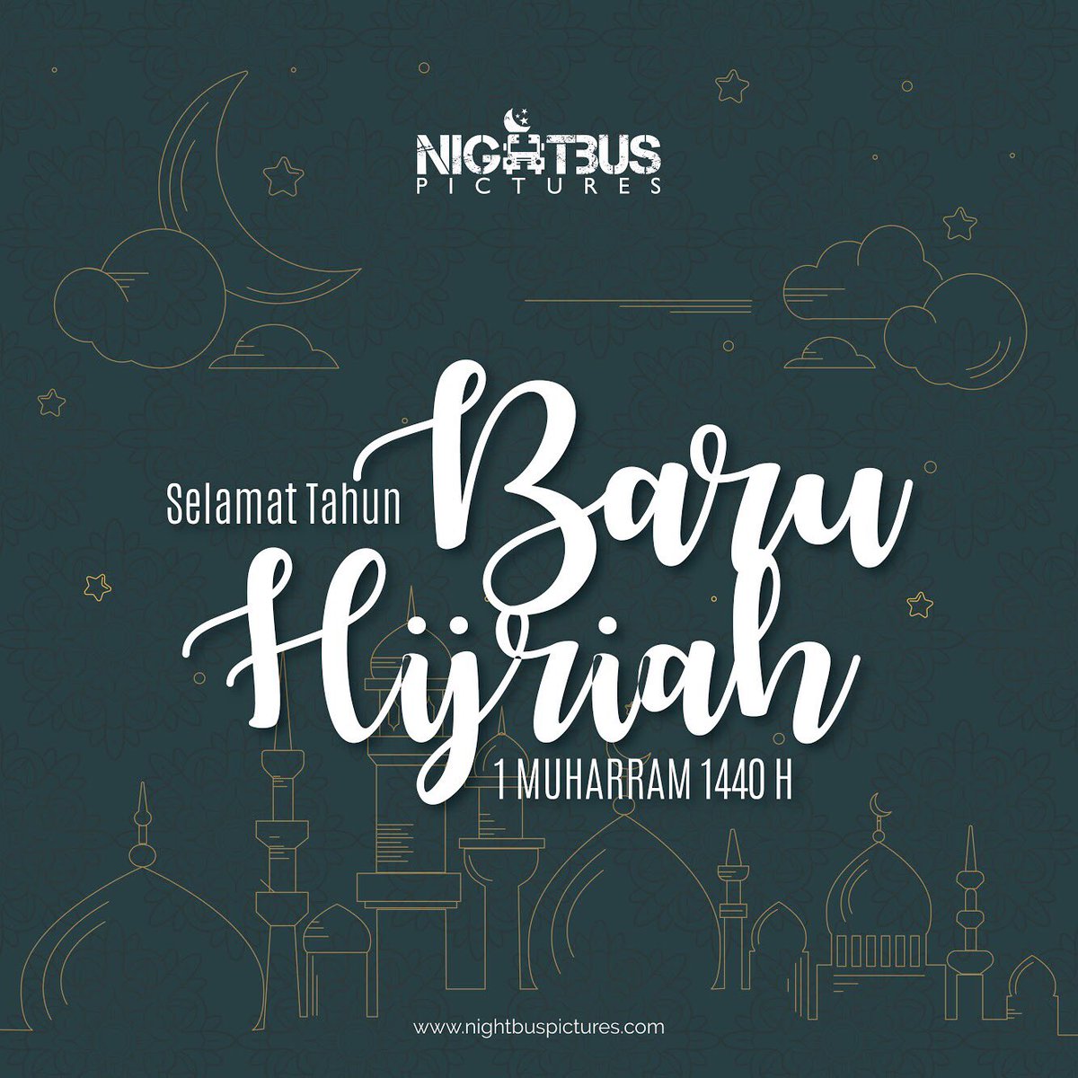 Keluarga Besar Night Bus Pictures Mengucapkan
Selamat Tahun Baru Islam, 1 Muharram 1440 Hijriah
Semoga di tahun baru ini kita menjadi insan yang lebih baik dan bisa memberikan manfaat kepada sesama
#NightBusPicutres #NightBus #NightBusJourney #TahunBaruHijriah #TahunBaruIsalm