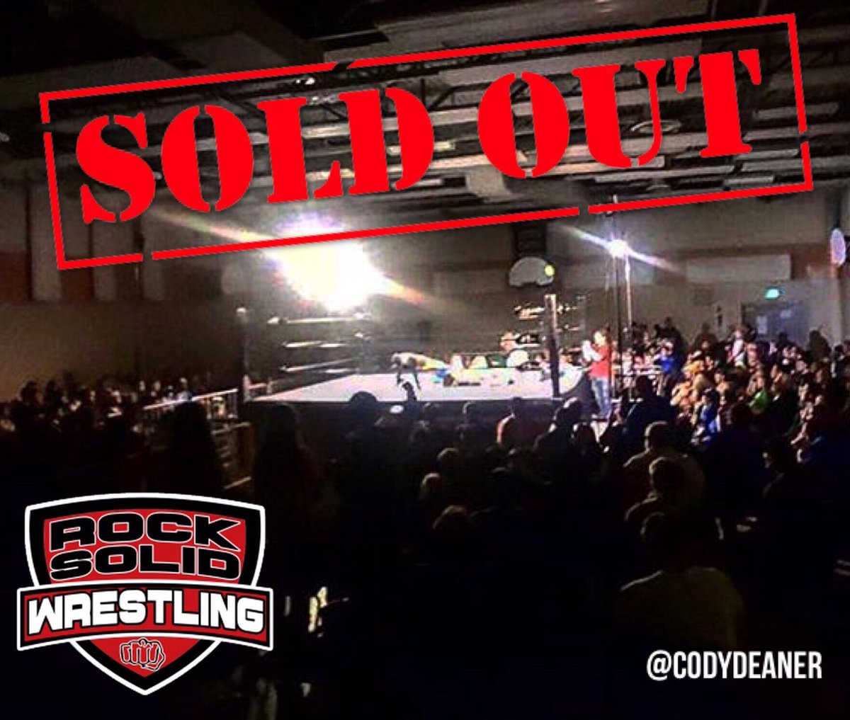 CodyDeaner's tweet photo. Still buzzing from the #SoldOut @RockSolidPro #AnarchyinAngus event this past weekend...

Pure wrestling fans. 
There simply for a good time.
Watching the best crew around. 🤘 https://t.co/OkV0FJu2fk