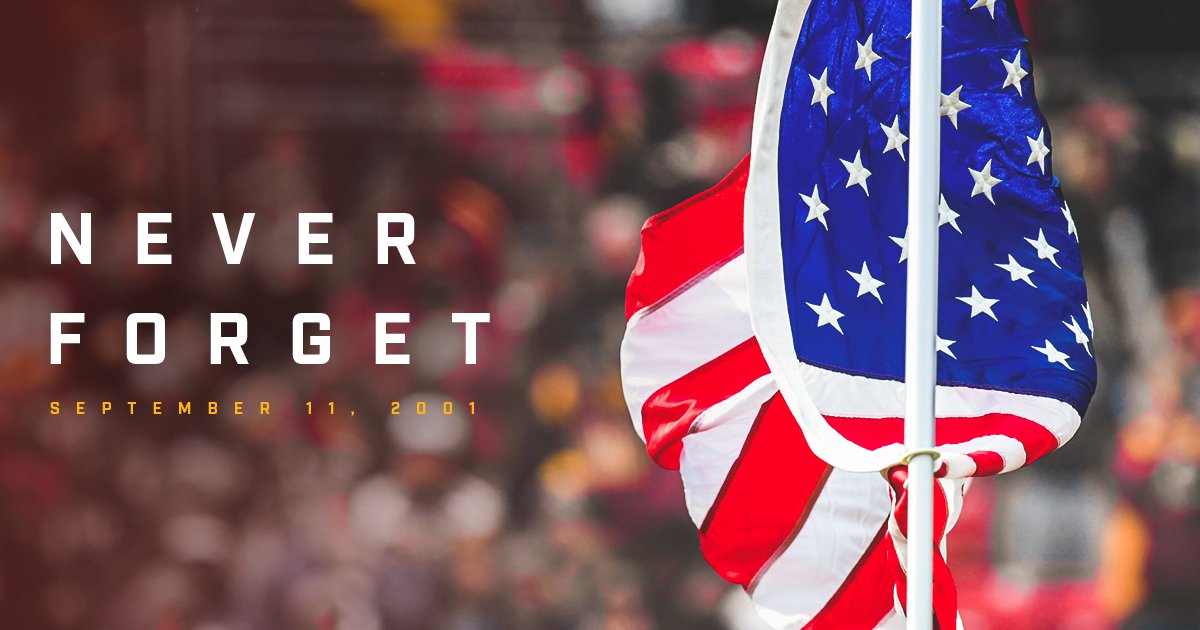 Commanders's tweet image. 9.11.01 

#NeverForget 🇺🇸