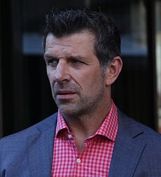 jtbourne's tweet image. I’ve been fixated on this 2nd picture of Habs GM Marc Bergevin all day, cause it’s not exactly the physical build where you just sorta casually exercise, then end with at age 53. Like he’s actively been trying to get swoll. Nothing too snarky this year, eh @ArponBasu, @MAGodin?