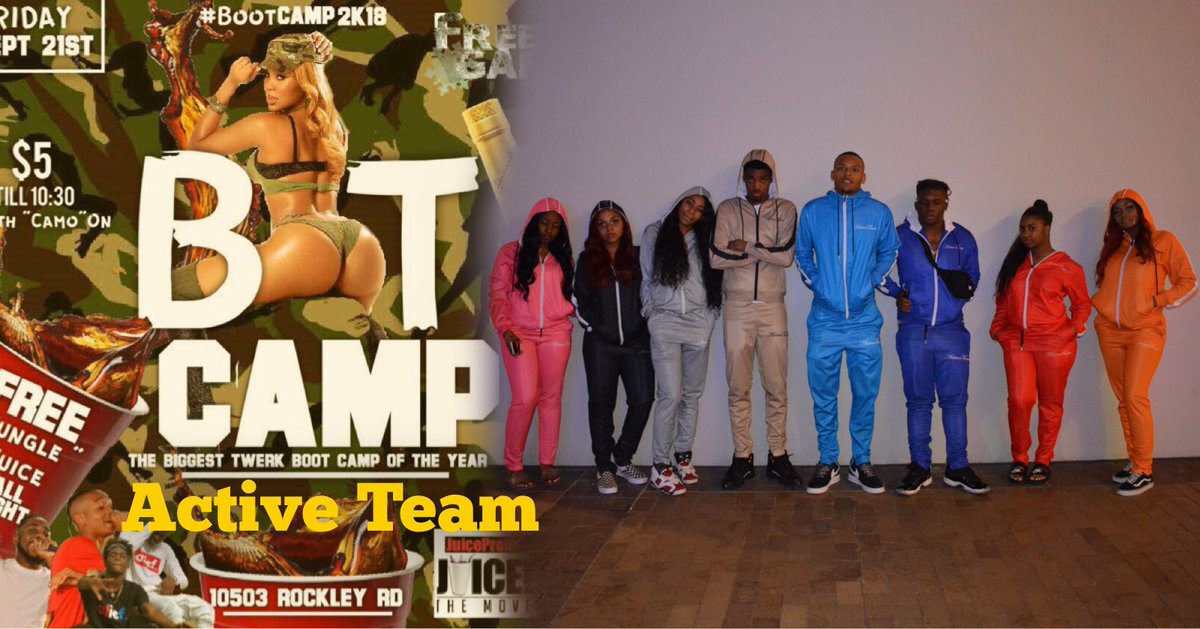 MCRellooo's tweet photo. 🗣Big S/o To @TheActiveTeam 🏧 For Officially Hosting #BOOTCAMP2K18 🍑 |👨🏾‍🎤👩🏾‍🎤Friday Sept.21st ‼️ ❄️❄️❄️❄️ https://t.co/h3oqC5WNNP