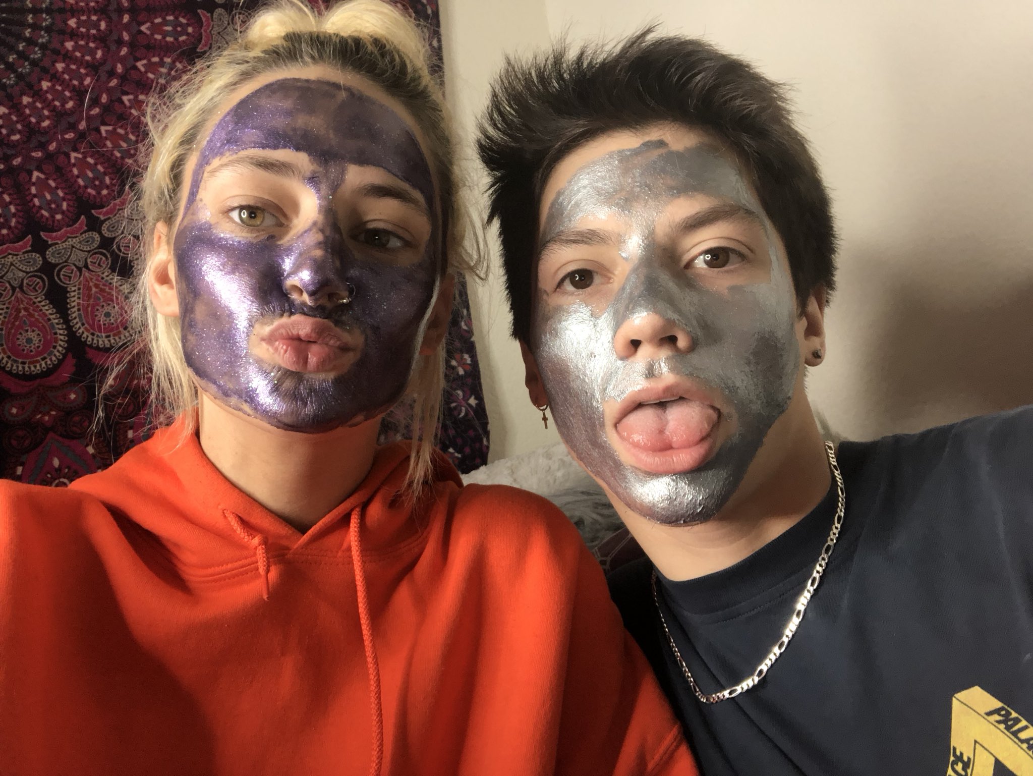 mandy on Twitter "face masks with your boyfriend is important https