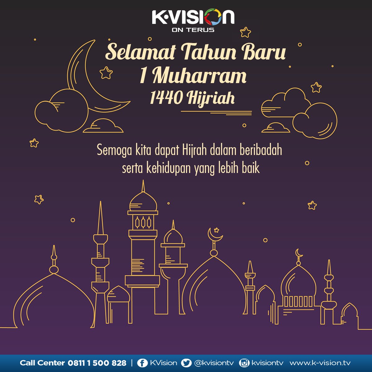 KVision On Twitter Selamat Tahun Baru Islam 1 Muharram 1440 H