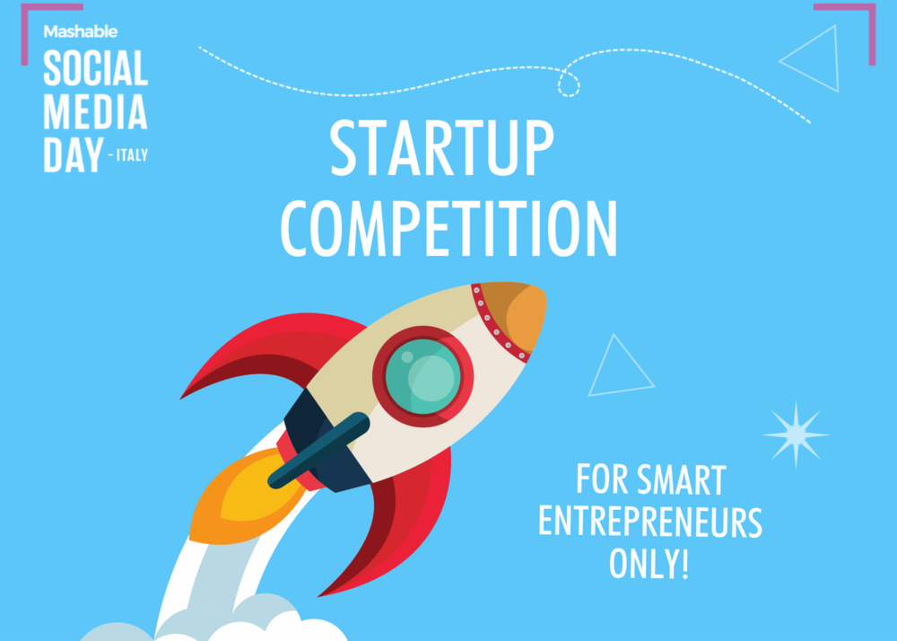 spremute's tweet photo. La #StartupCompetition al Mashable #SMDAYIT รจ un'occasione per #innovare e conoscere idee nuove. Non vediamo l'ora di conoscere le #Startup partecipanti. Se vuoi essere tra queste, hai tempo fino al #30Settembre per inviare la #StartupModelBoard ๐ https://t.co/dAO3EgX5ps https://t.co/ENjHLvxCmG