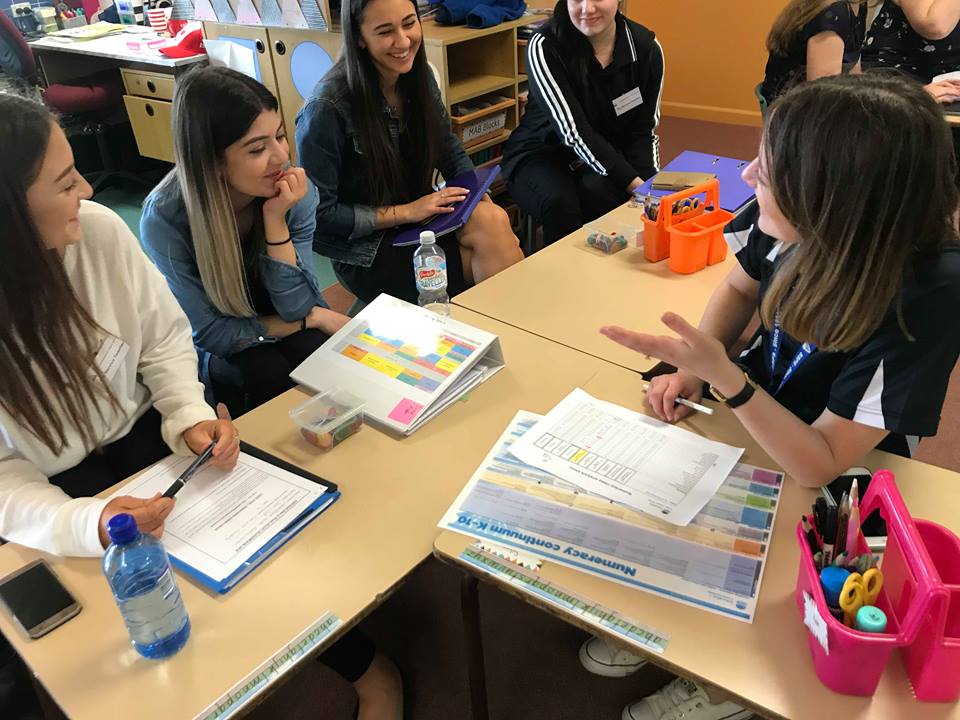 A great "Beyond TEN" session with our K-2 teachers and our ACU pre-service teachers. Thank you <a href="/MissBarker27/">Caitlin Rosewarne</a> and <a href="/MissTutt/">Sian Jackson</a> for sharing your knowledge of the #patterns aspect of the #Numeracy Continuum. <a href="/chrissymonte/">Dr Chrissy Monteleone</a> <a href="/MissMascitelli/">Luisa Mascitelli</a> <a href="/Miss_Dunlop/">Tamara Dunlop</a> <a href="/misstran23/">Anna Tran</a> <a href="/JulesIbs1/">Julie Ibrahim</a> #SD22018