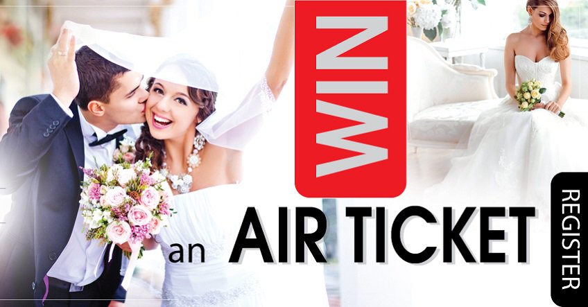 weddingdirectry's tweet photo. Compete and Win an Air Ticket
Register Now https://t.co/t8GHeb4zix https://t.co/x8gZkdDhEw