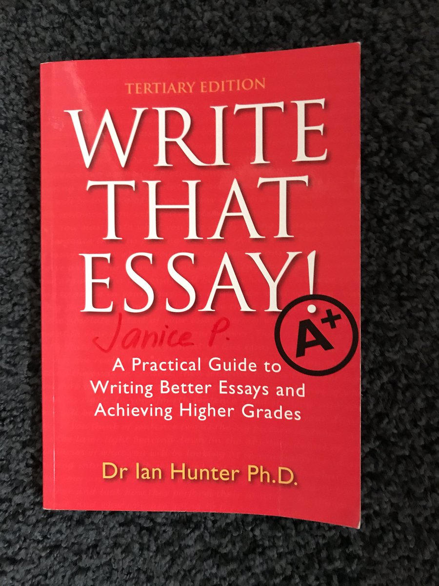 Thanks to Dr Hunter and the Write That Essay team. This book is amazing and a wonderful guide for writing essays.