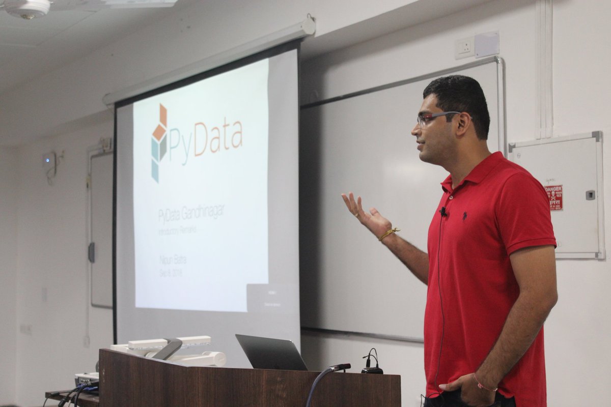 PyDataGN's tweet image. Here are a few glimpses of a really successful 1st meetup for our PyData Gandhinagar! 😁
Thanks to Prof. Anirban Dasgupta for being our 🔑🎹 speaker and @nipun_batra 4 helping us out!
Visit us: meetup.com/PyData-Gandhin… to stay updated about the coming meetups!
@PyDataGN @PyData