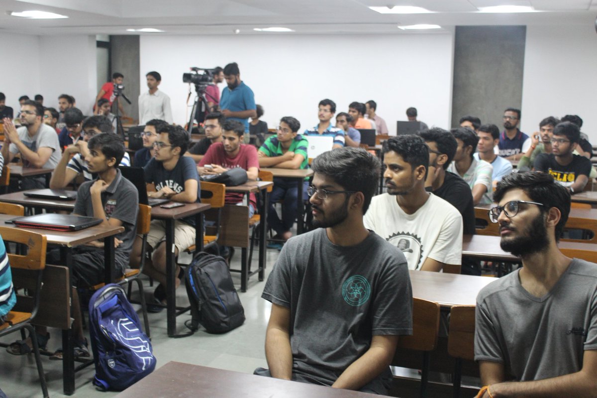PyDataGN's tweet image. Here are a few glimpses of a really successful 1st meetup for our PyData Gandhinagar! 😁
Thanks to Prof. Anirban Dasgupta for being our 🔑🎹 speaker and @nipun_batra 4 helping us out!
Visit us: meetup.com/PyData-Gandhin… to stay updated about the coming meetups!
@PyDataGN @PyData