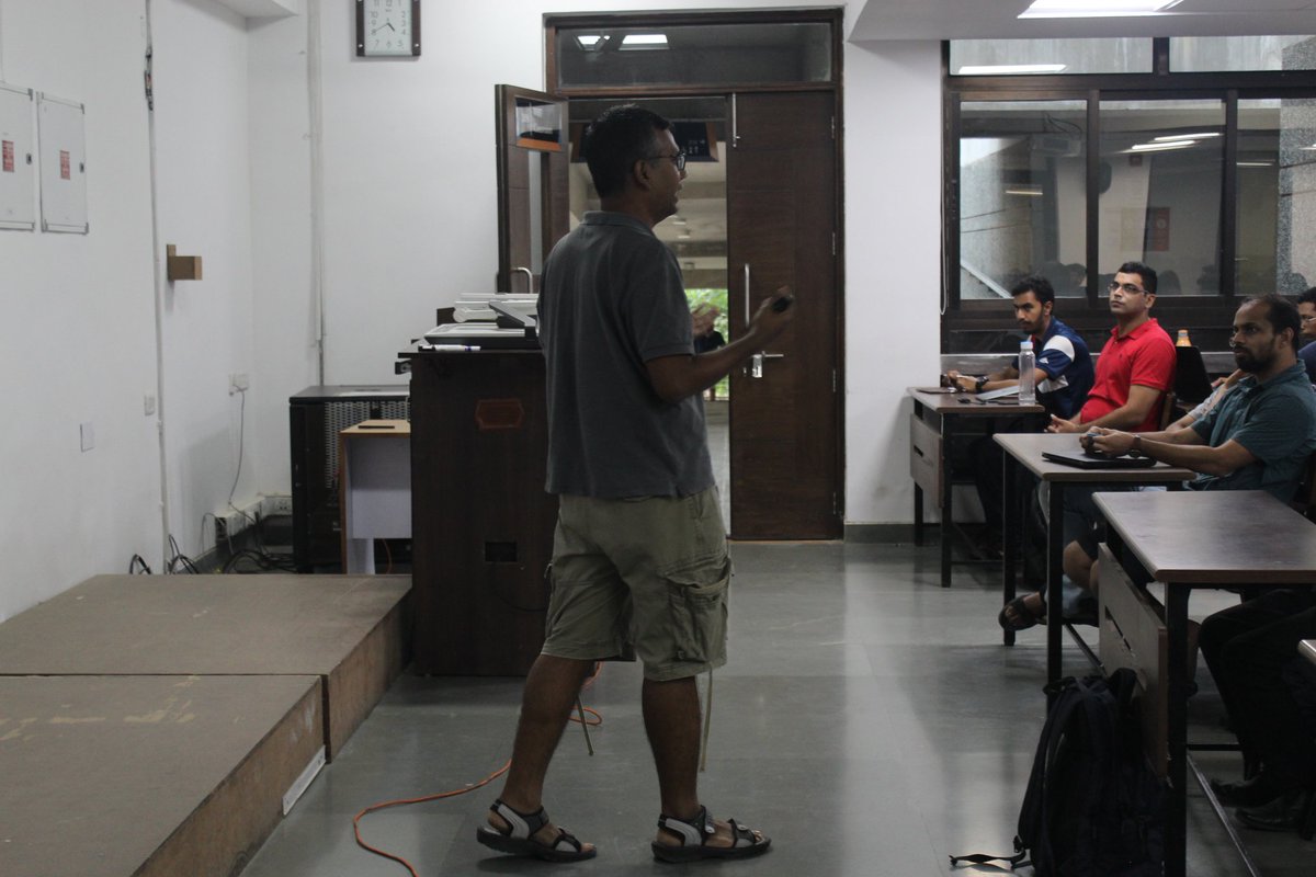 PyDataGN's tweet image. Here are a few glimpses of a really successful 1st meetup for our PyData Gandhinagar! 😁
Thanks to Prof. Anirban Dasgupta for being our 🔑🎹 speaker and @nipun_batra 4 helping us out!
Visit us: meetup.com/PyData-Gandhin… to stay updated about the coming meetups!
@PyDataGN @PyData