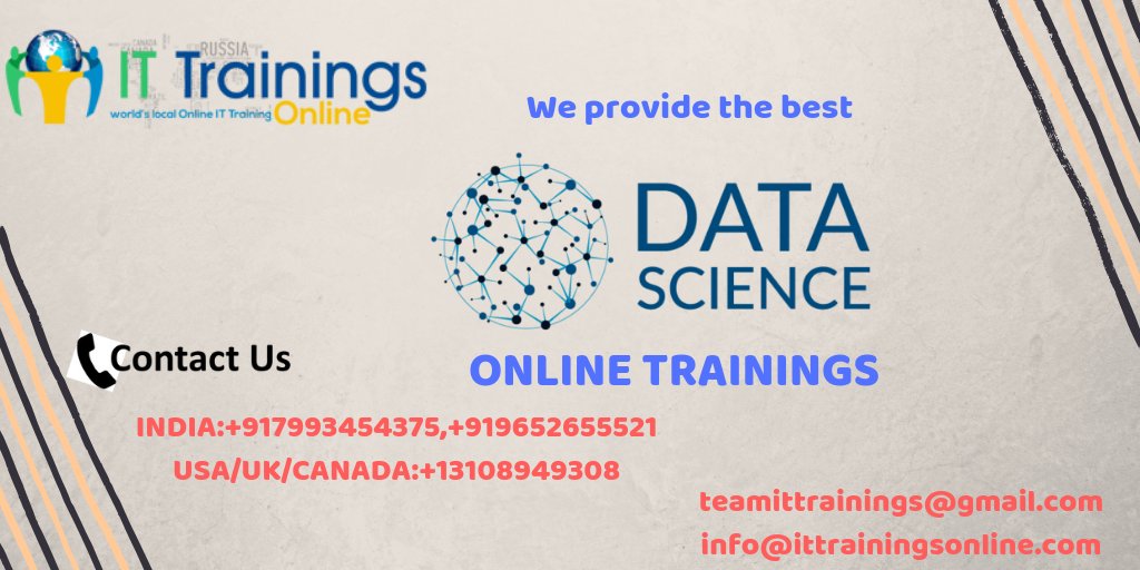 ITTrainingsGuru's tweet image. Acquire skills in deep learning in #DATASCIENCEonlinecourse offered by #ITTRAININGSONLINEINSTITUTE. Register soon for a free demo. #USA,#UK,#CANADA,#INDIA.