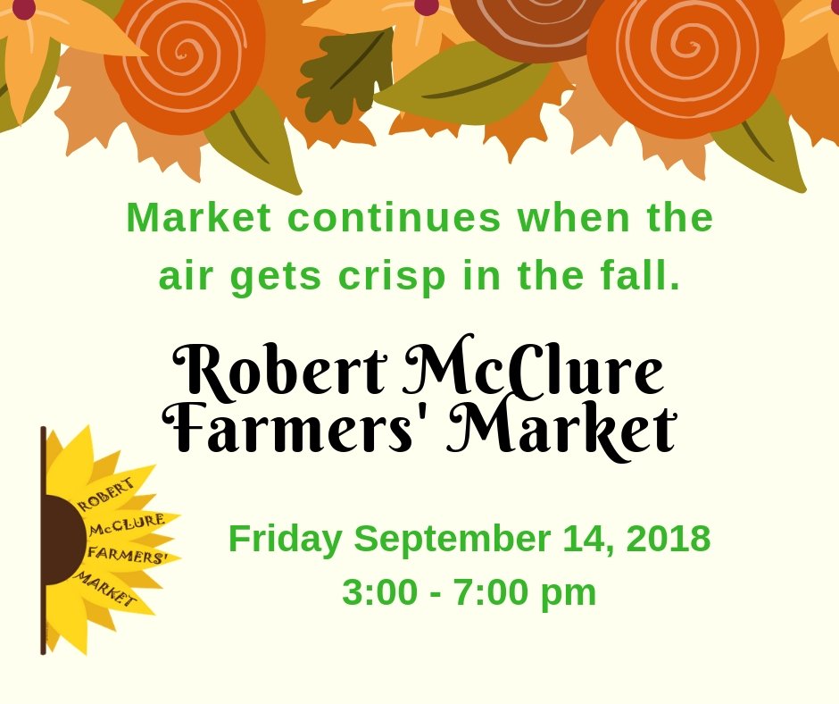 Robert McClure Farmers' Market (McclureMarket) Twitter