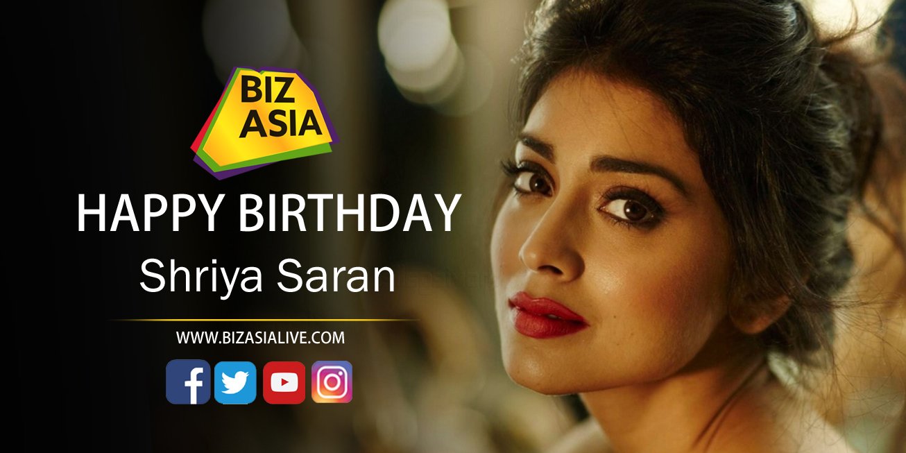  wishes Shriya Saran a very happy birthday.  