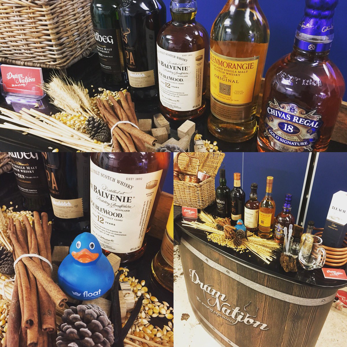 Dramnation's tweet photo. All setup for tonight’s Float popup bar in Chippendale Sydney. Signifying Scottish origins of the company and launch into Australia. https://t.co/yGJCAe77p4