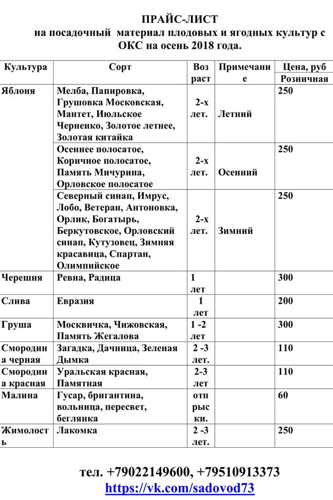 Открыт сезон продаж 2018! 👍🌺💐🌸🌻
Скидки от объема 👌🏻😉