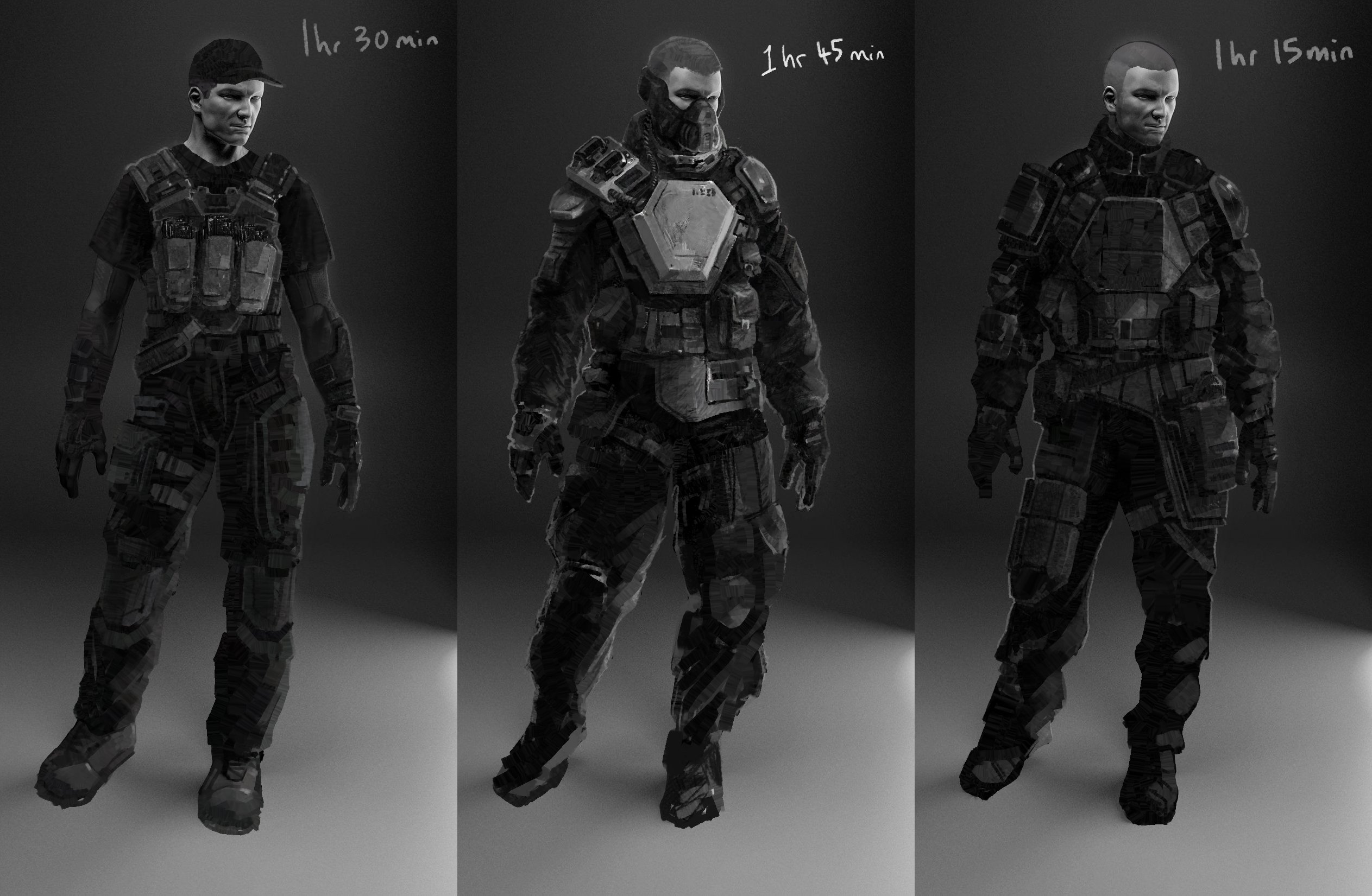 modern soldier concept art