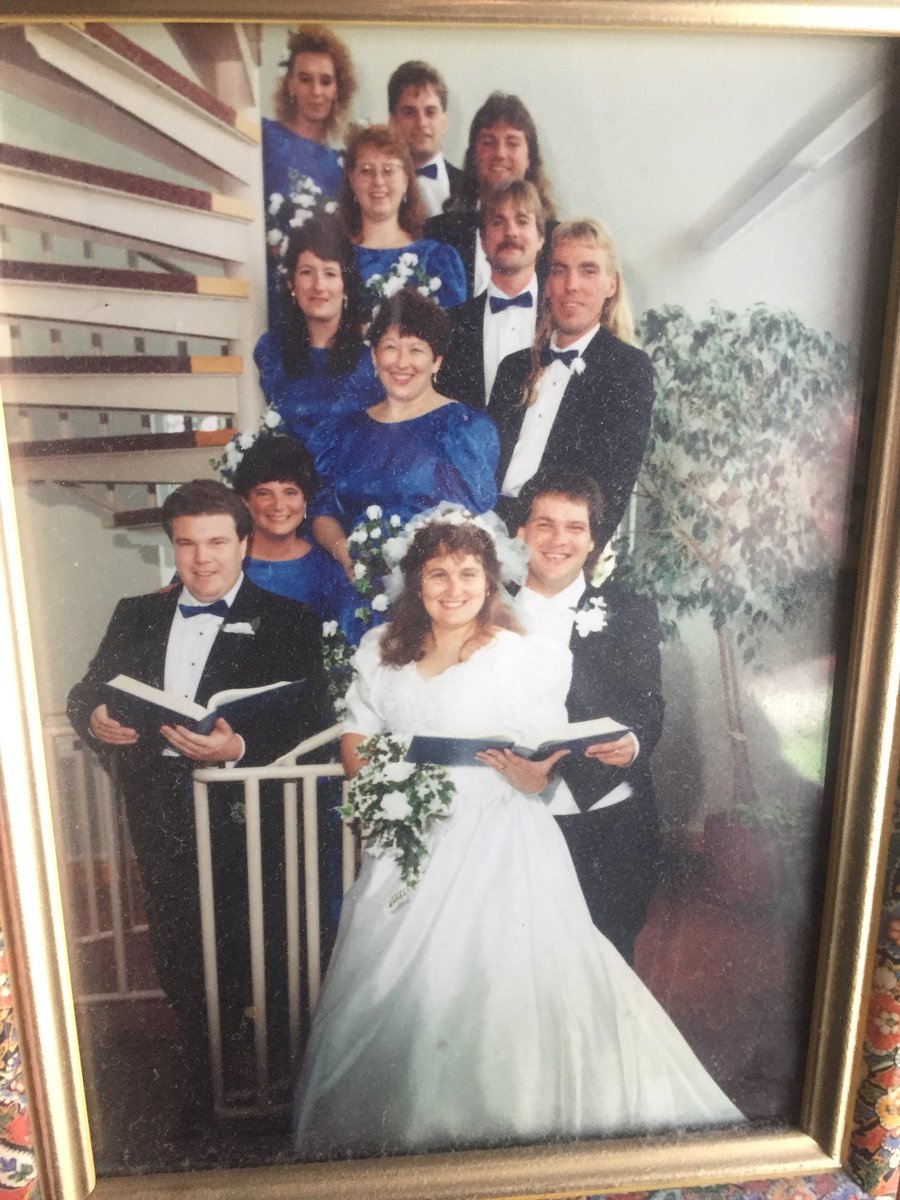 cdefrain17's tweet photo. @HRATYOURSERVICE #lvrgfunaf #ChrisDeFrainFunAF
It been 25 years that she put up with me. Looking forward to the next 25.
On top of that all 5 of them were elementary or high school friends & we remain friends today! #LookAtTheMullets
I am a very lucky guy! https://t.co/Co08ohyySl