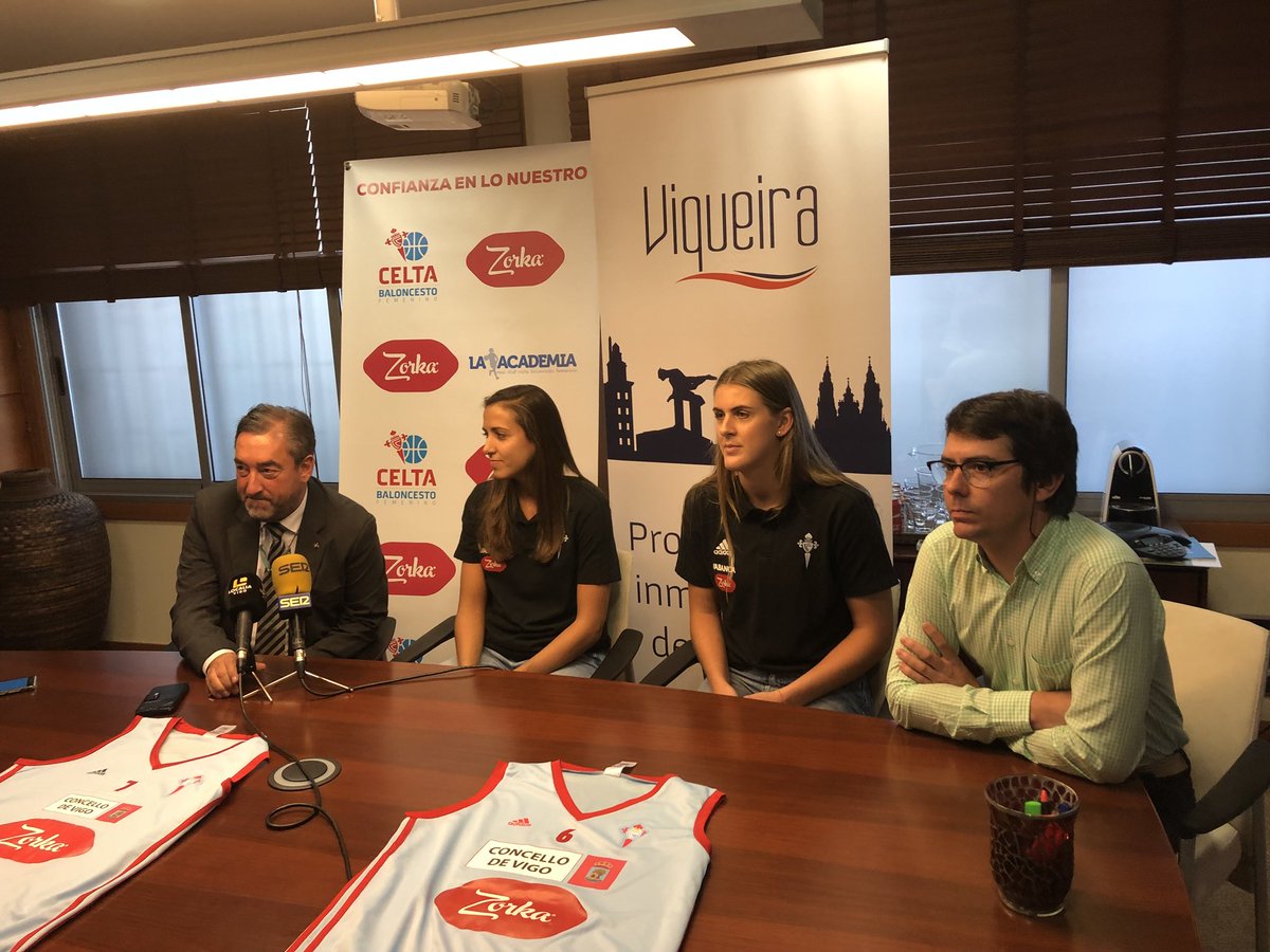 Presentación de <a href="/tamaramontero07/">Tamara Montero</a> y <a href="/hildurkjartansd/">Hildur Kjartansd</a> como nuevas jugadoras del <a href="/Celtabaloncesto/">CELTA BALONCESTO</a> 🏀🏀