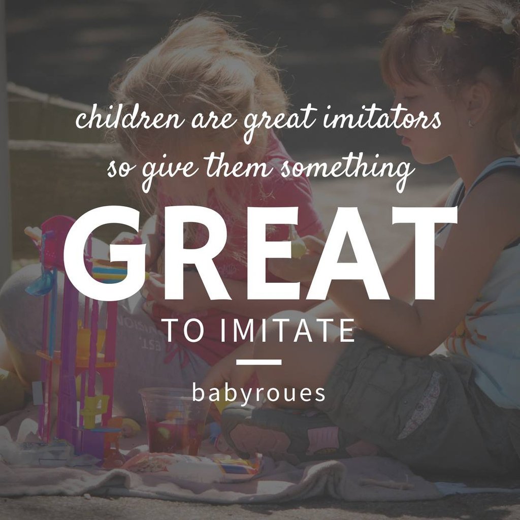 Be a great role model.. but do it in style. Buy a babyroues stroller for your little babe 😃 #mom #baby #motivational #kid #stroller