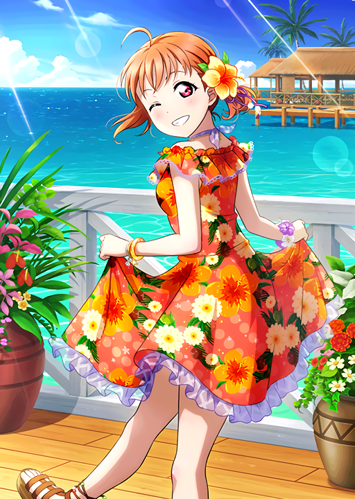 LLSIF_Cards's tweet photo. 1657 SSR高海千歌【たくさん飲んでね！】S◇ https://t.co/9CLMgRi6yk