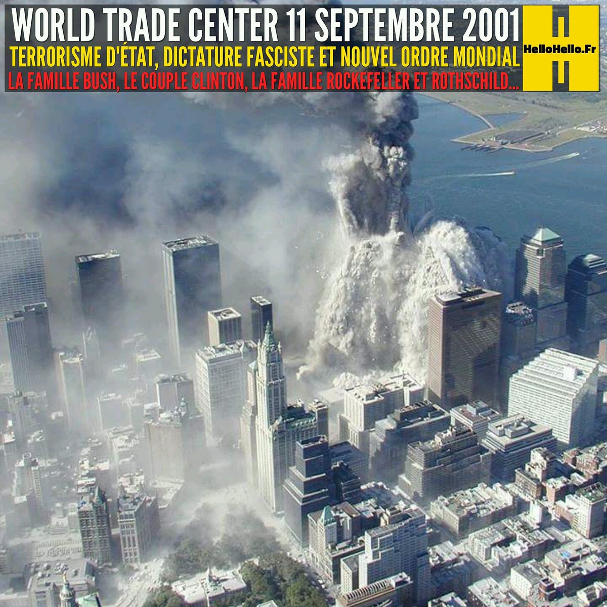 HelloHelloInfo's tweet photo. WTC : 11 SEPTEMBRE 2001
TERRORISME D'ÉTAT : https://t.co/DNPlMgRMw4
#HelloHelloMedia #HelloHelloFrance #GlobalDebout https://t.co/Q8fSRhMcun