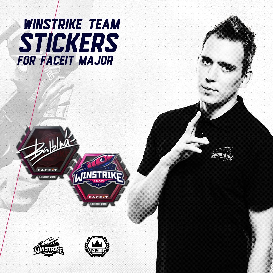 Didn’t you forget our guys are playing <a href="/FACEIT/">FACEIT</a> major tomorrow? The rival is strong, and your support will be very necessary for the team. Cheer on  <a href="/balblna/">Gregory Oleinick</a> and <a href="/Winstrike_Team/">Winstrike Team</a> with cool stickers on your weapon 👊🏼
#Winstrike_CSGO #Winstrike_team #FlyToNewLegends