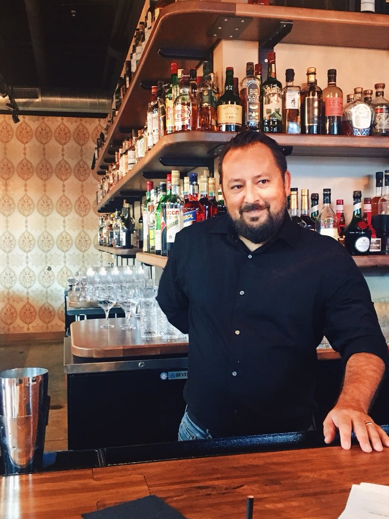 Yesterday, Max got #behindthebar with <a href="/mbettinger/">Matthew Bettinger</a> at a special event for <a href="/LuigiBormioli/">Luigi Bormioli</a> and <a href="/BauscherHeppUSA/">BauscherHepp, Inc.</a> at <a href="/sidebarnc/">SideBarNC</a>! Great food, great drinks, great time.