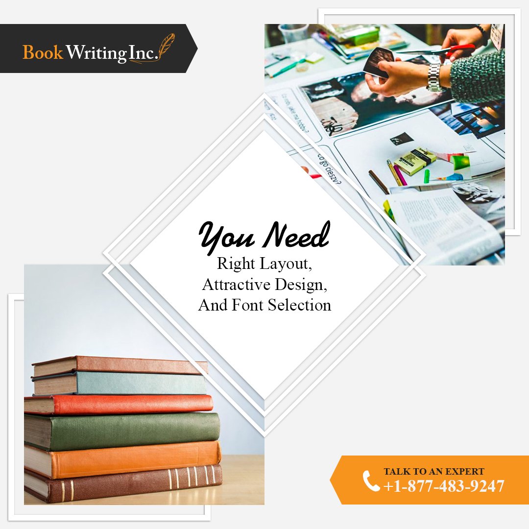 Book_WritingInc's tweet photo. Choosing the #right #layout, #attractive #design, and #font selection are as important as designing a magnificent #bookcover.
#BookWritingInc #BookCover #Design #Editing #Publishing #Manuscript #Ghostwriting #TuesdayThoughts https://t.co/fDRZoXon1Q