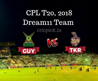 khelbuzztweets's tweet photo. TKR vs GUY Dream11 Team Prediction, CPL T20 Qualifier 1 - Probable XI https://t.co/hwsfsDjWak #cricpick. Join our Dream11 Prime Plan at Rs. 200 per month only - https://t.co/8YWim6vbQl https://t.co/v0xrgr0z9h